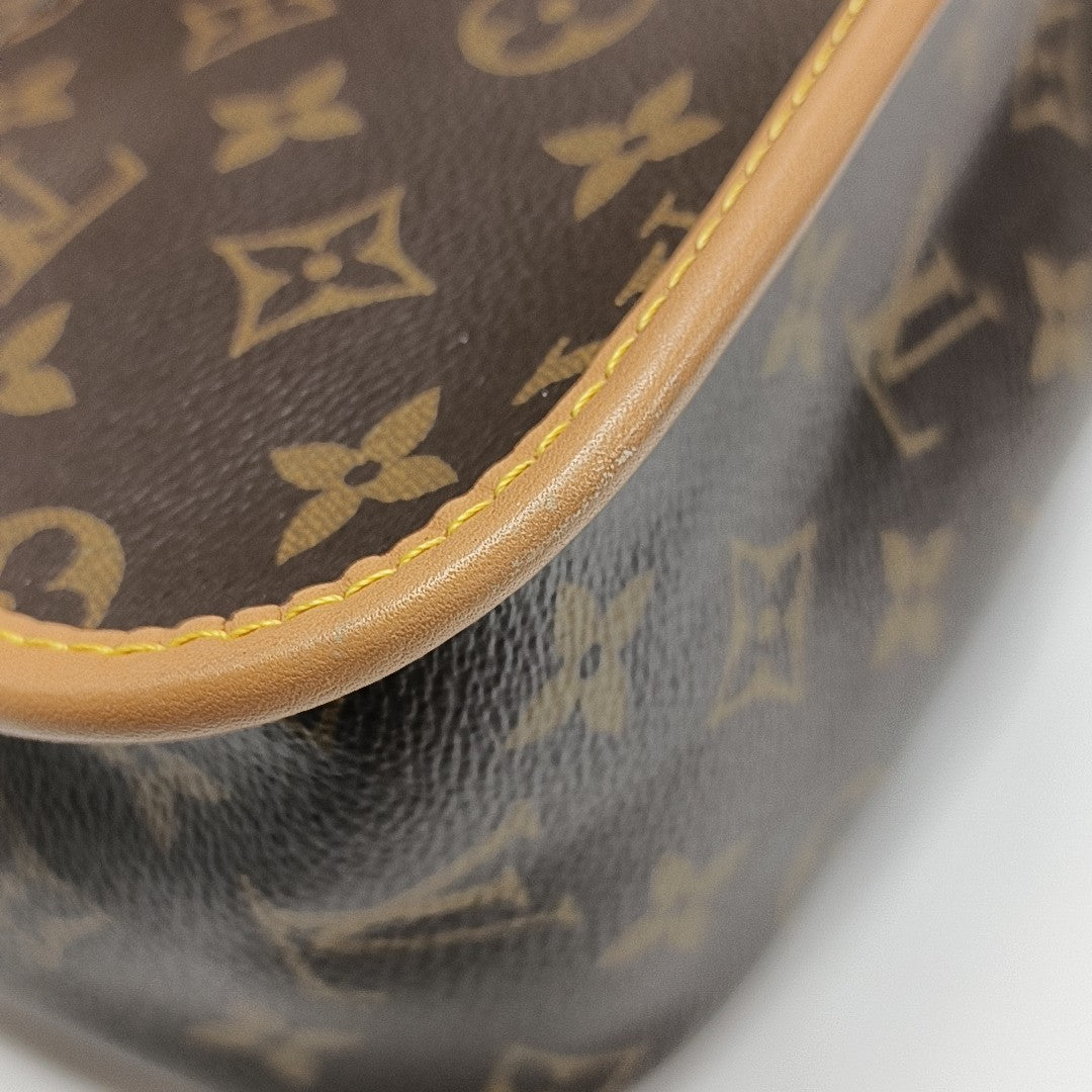 DIANE Monogram Coated Canvas Brown