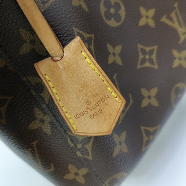 MONTAIGNE Monogram Coated Canvas Brown