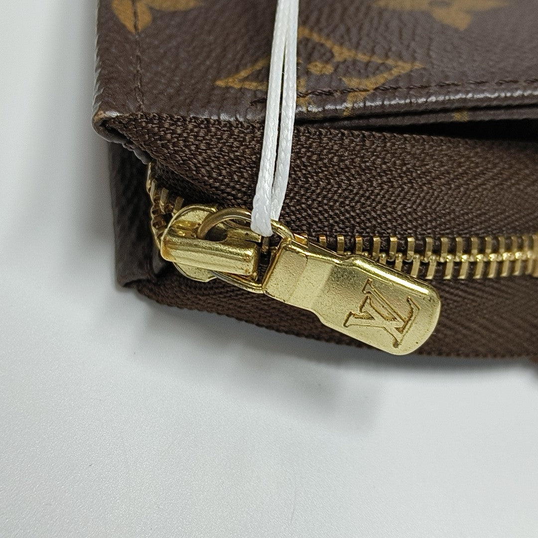 TOILET POCKET 26 Monogram Coated Canvas Brown