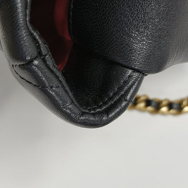 CHANEL 19 Medium Quilted Lambskin Black