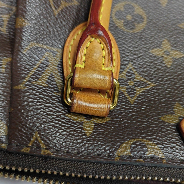 TURENNE Monogram Coated Canvas Brown