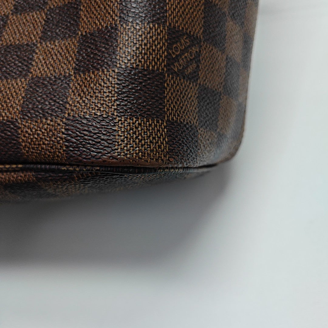 NEVERFULL MM Damier Ebene Coated Canvas Brown