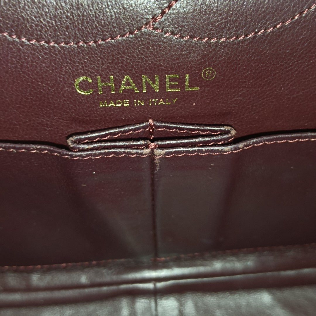 2.55 227 (jumbo) Quilted Calfskin Black