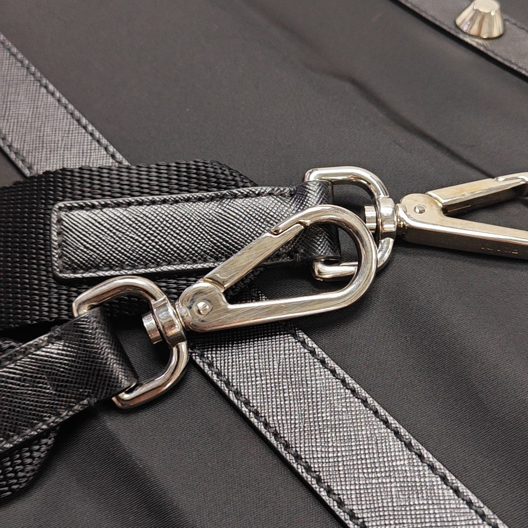 Nylon Tote Bag Black
