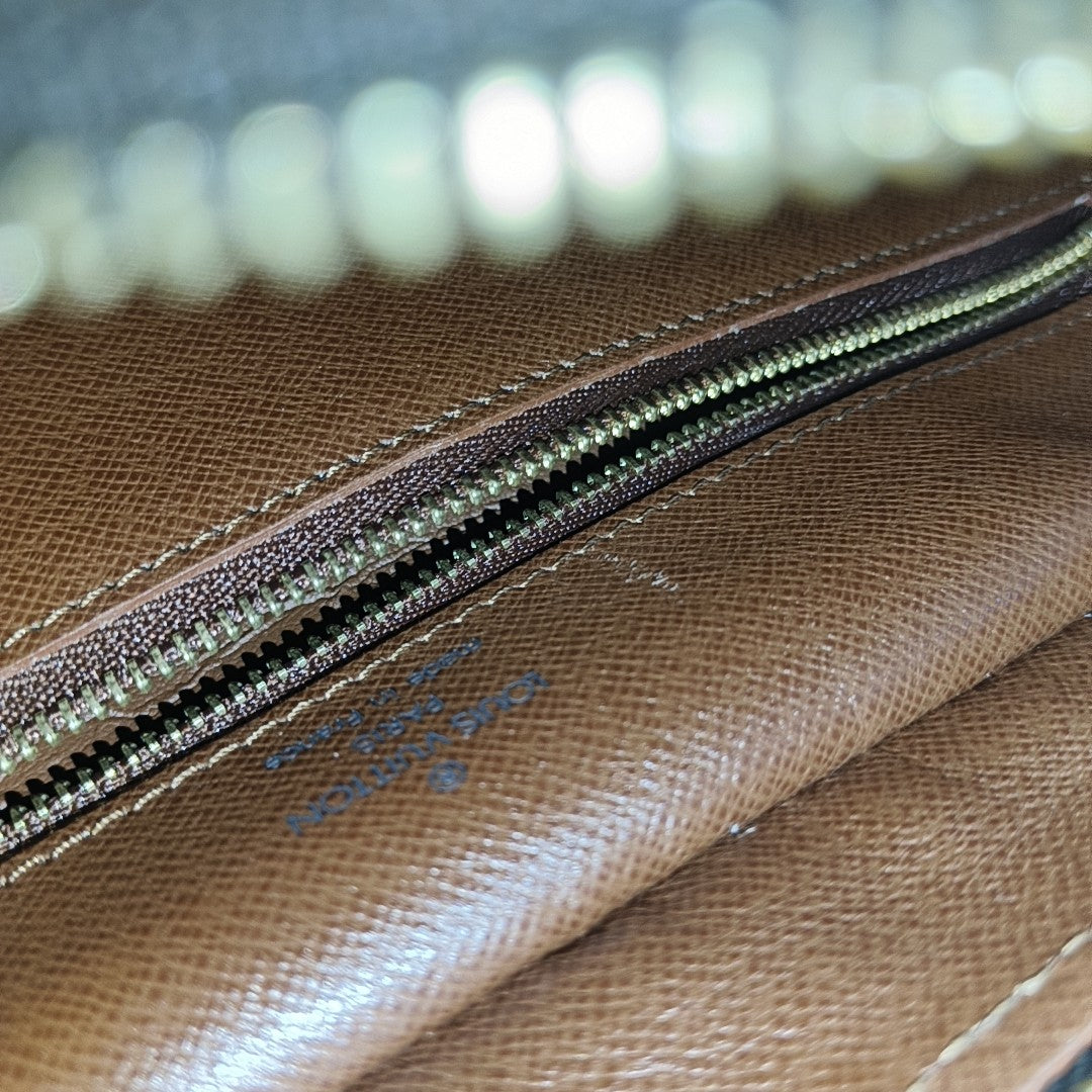 Nile Monogram Coated Canvas Brown