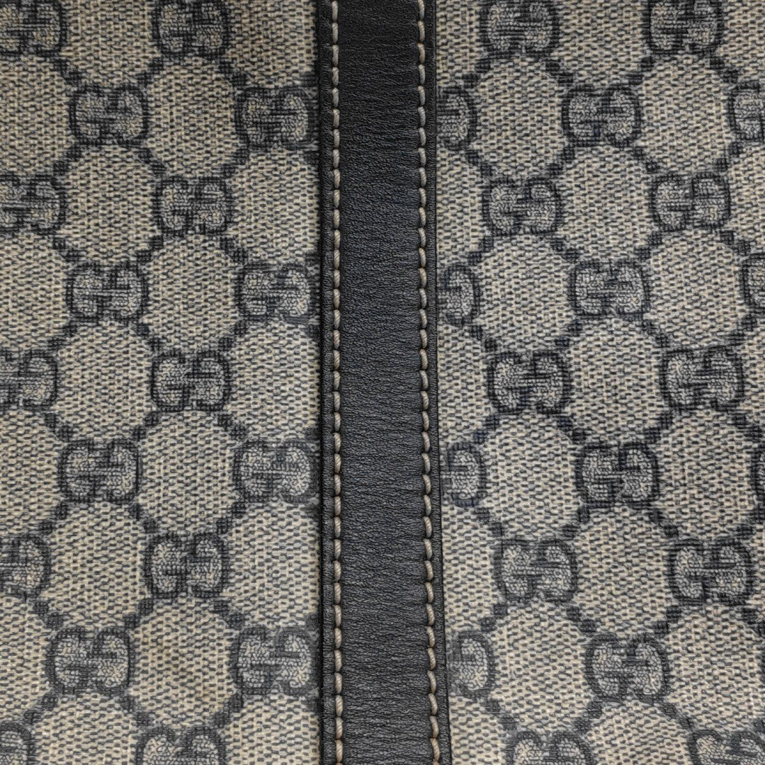 GG Supreme Monogram Coated Canvas Black
