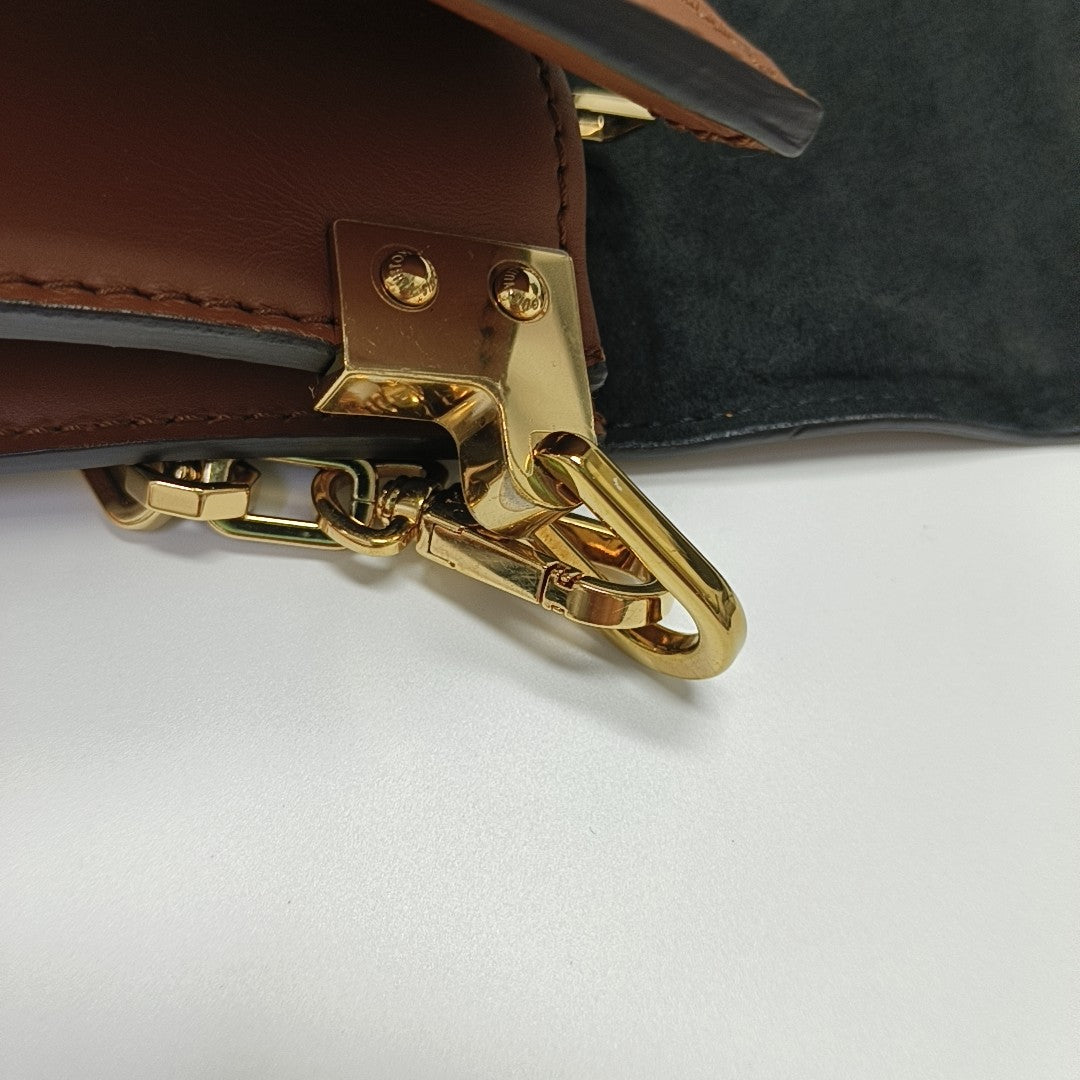 DAUPHINE MM Monogram Coated Canvas Brown