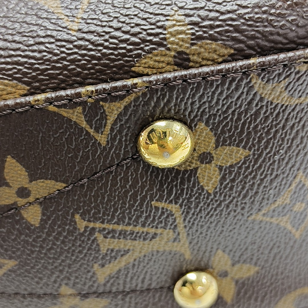 GEORGES BB Monogram Coated Canvas Brown
