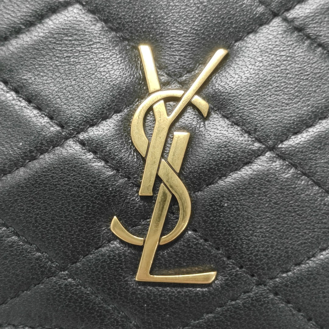 KATE SUPPLE Quilted Lambskin Black