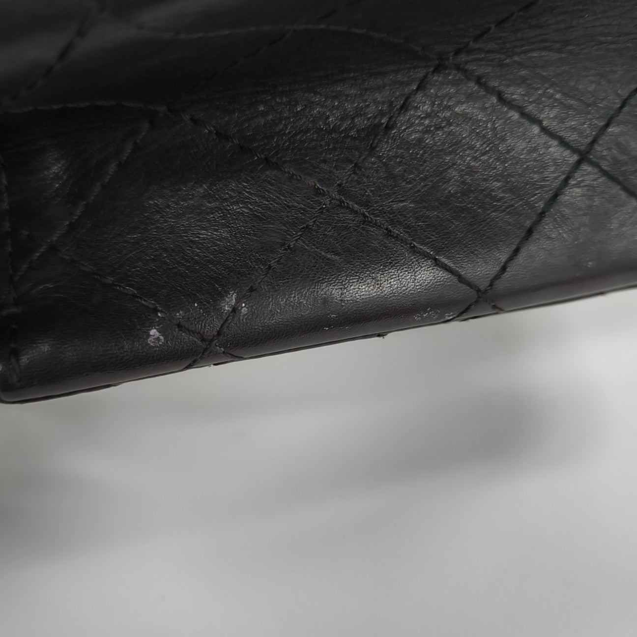 2.55 227 (jumbo) Quilted Calfskin Black