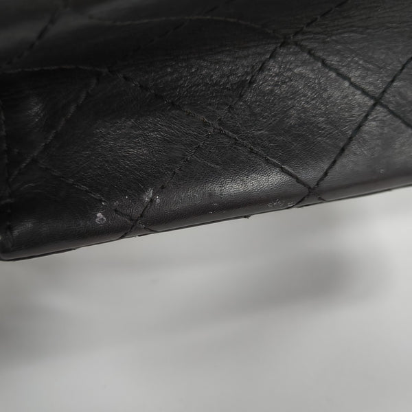2.55 227 (jumbo) Quilted Calfskin Black