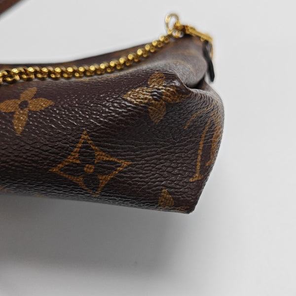 PALLAS BB Monogram Coated Canvas Brown
