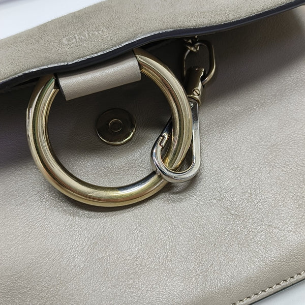 Faye Small Calfskin Gray