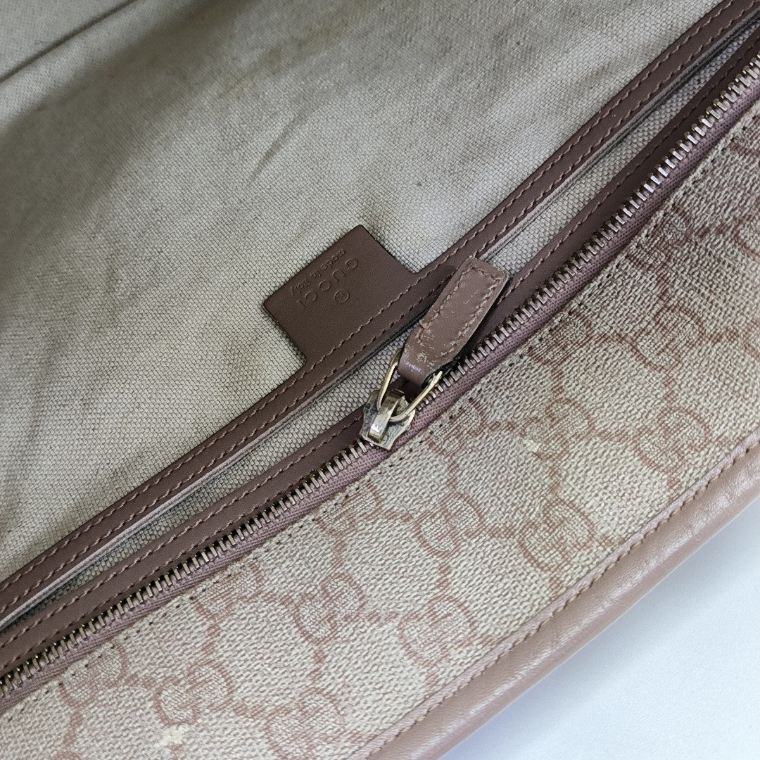 GG Imprime Monogram Coated Canvas Pink