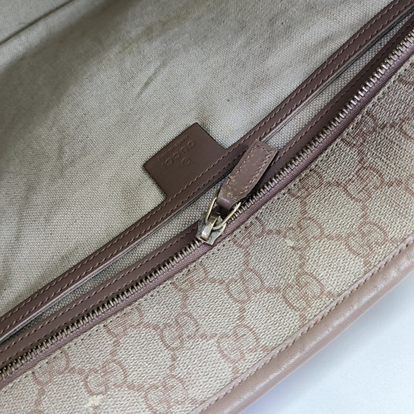 GG Imprime Monogram Coated Canvas Pink