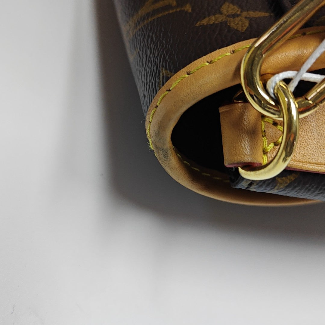 DIANE Monogram Coated Canvas Brown