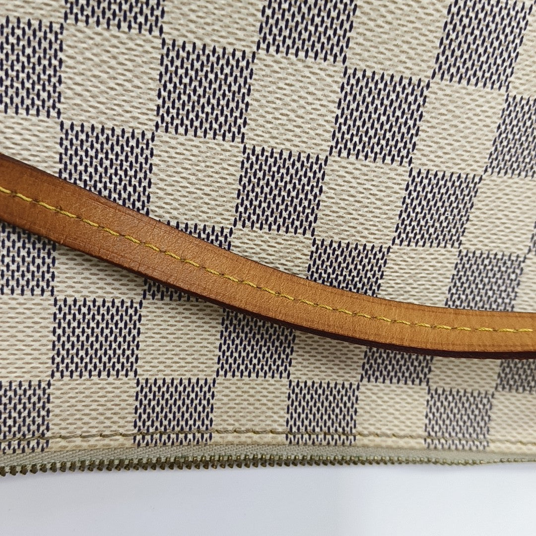ACCESSOIRES GM Damier Azur Coated Canvas White
