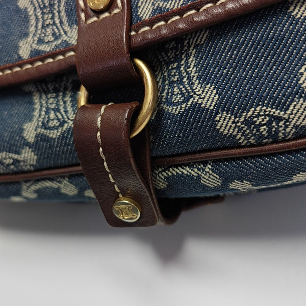 Canvas Shoulder Bag Blue