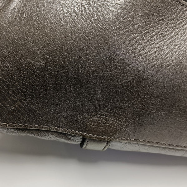 Shoulder Strap Calfskin Gray
