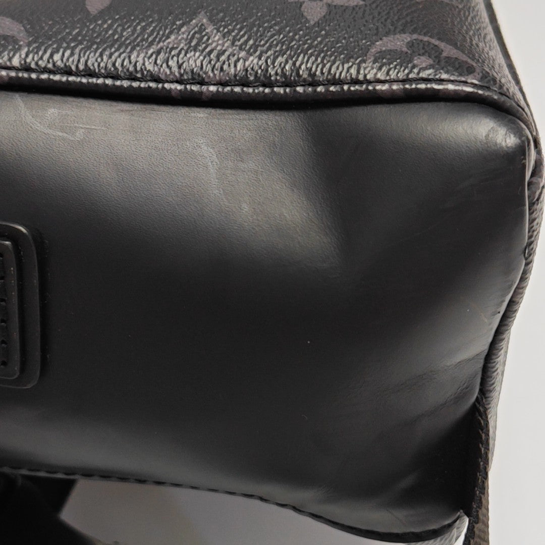 VOYAGER PM Monogram Coated Canvas Black