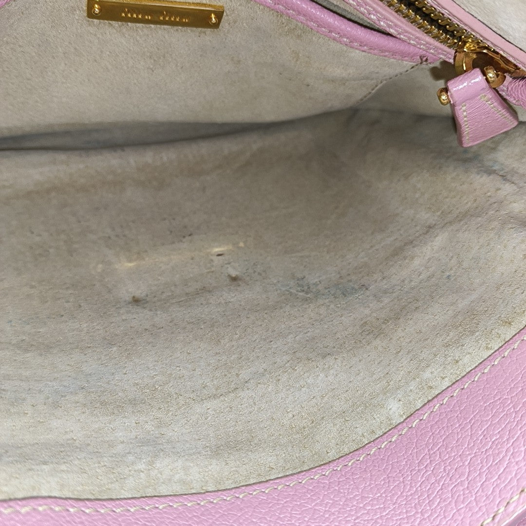 Calfskin Shoulder Bag Pink
