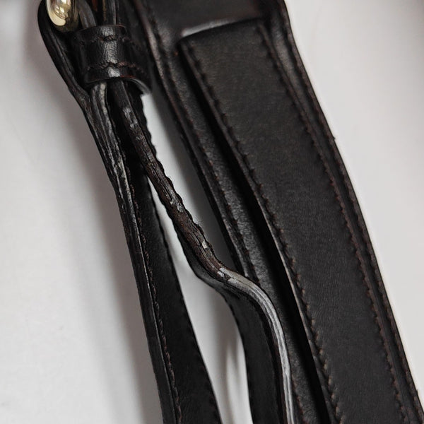 Calfskin Shoulder Bag Brown