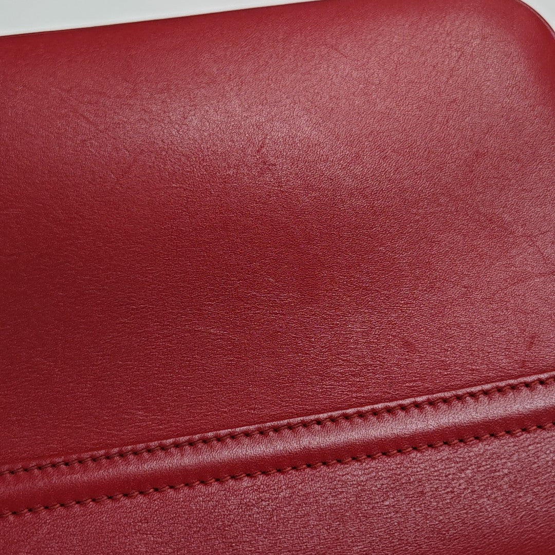 C Medium Calfskin Red