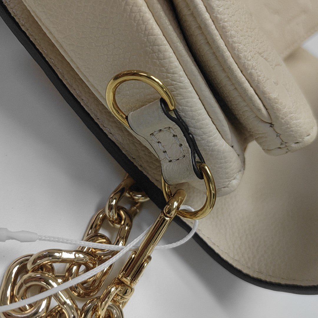 MÉTIS EAST WEST Monogram Calfskin Beige