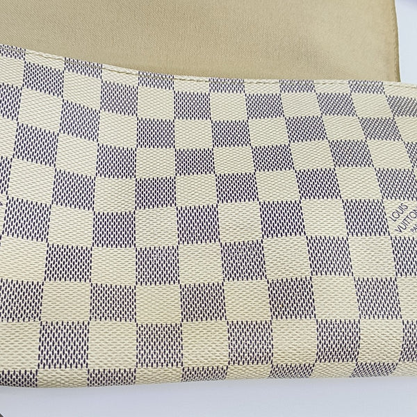 FAVORITE PM Damier Azur Coated Canvas White