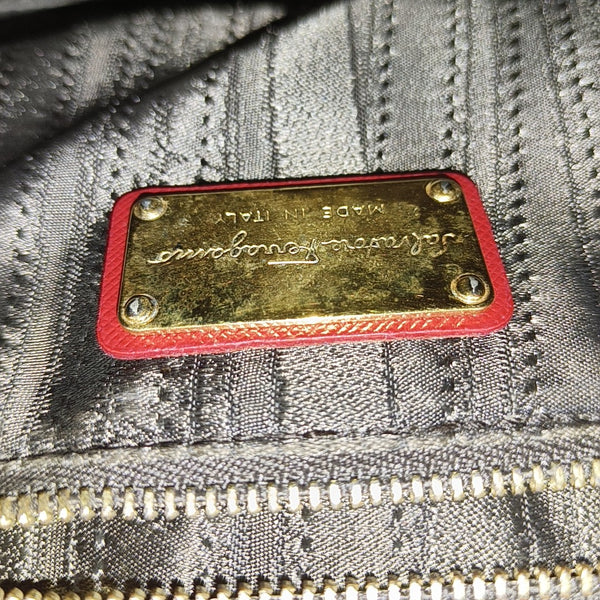Gancini Calfskin Red