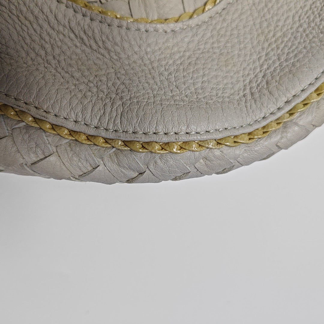 Lambskin Shoulder Bag White