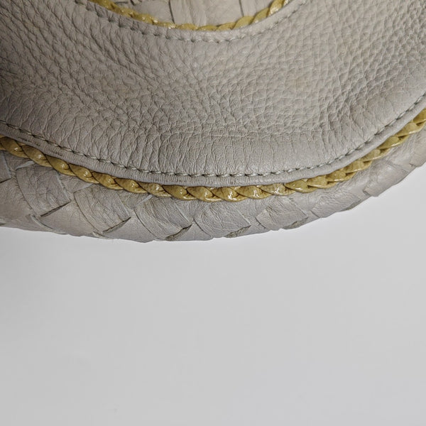 Lambskin Shoulder Bag White