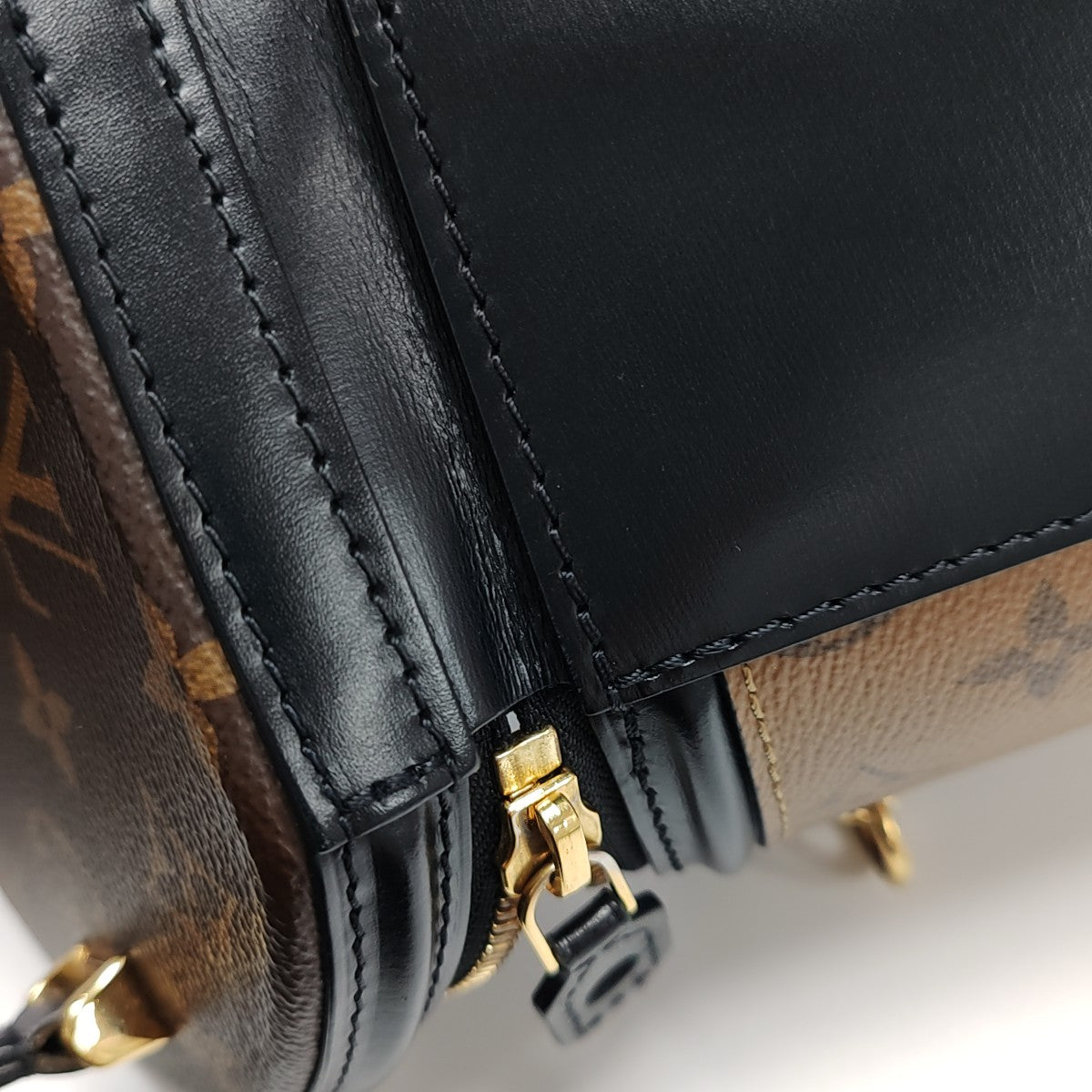 CANNES PM Monogram Coated Canvas Brown