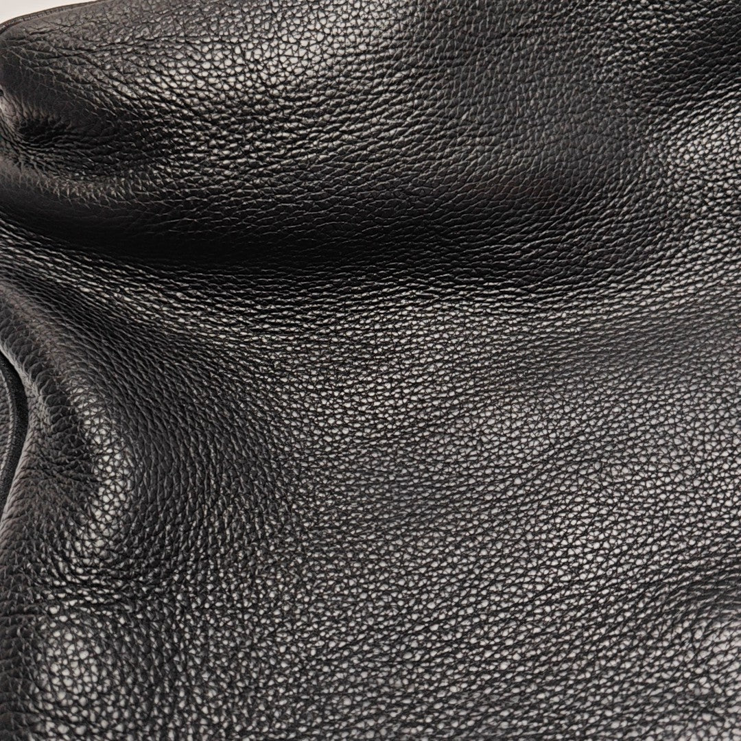 Calfskin Crossbody Bag Black