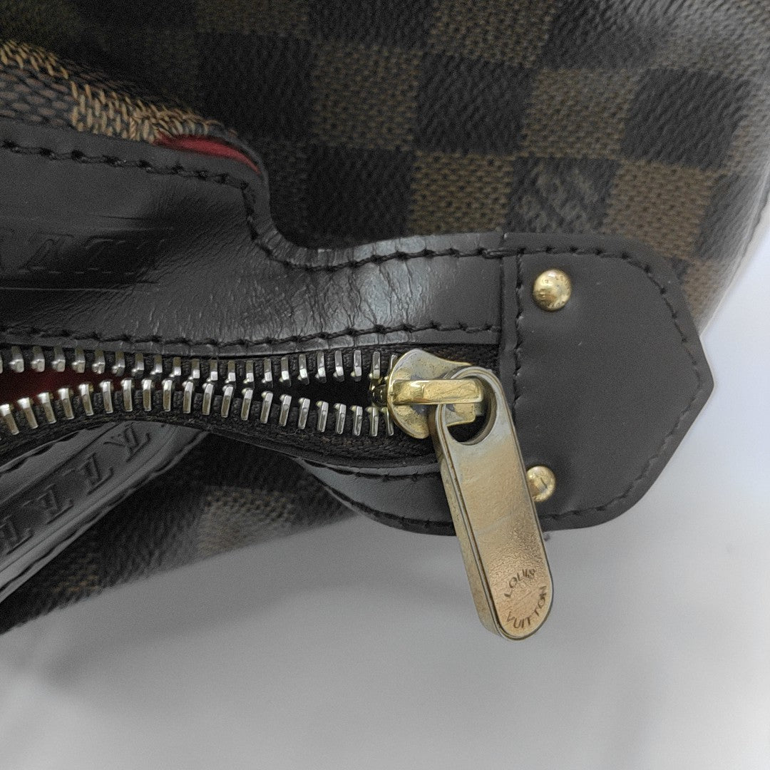 KNIGHTSBRIDGE Damier Ebene Coated Canvas Brown