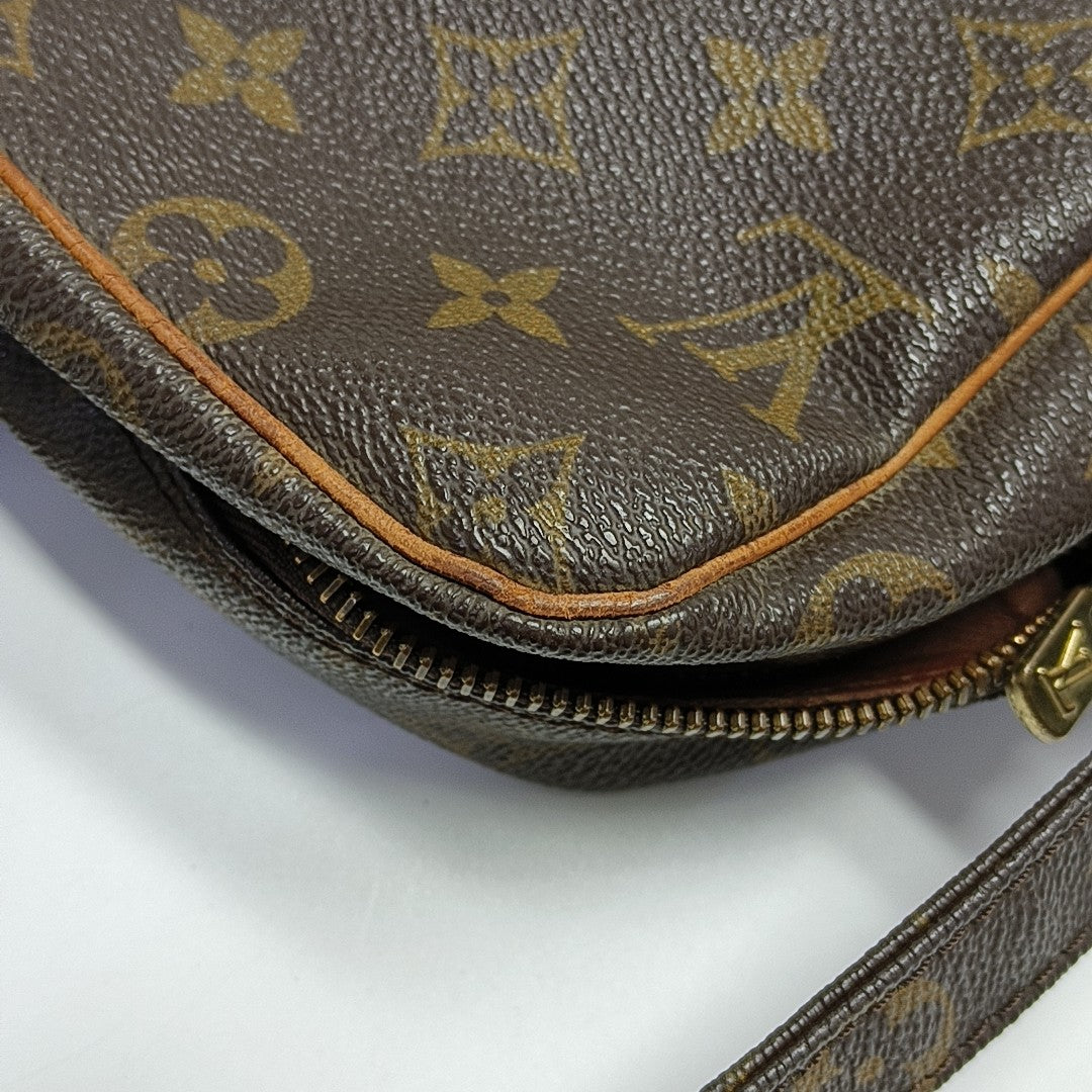 DANUBE Monogram Coated Canvas Brown
