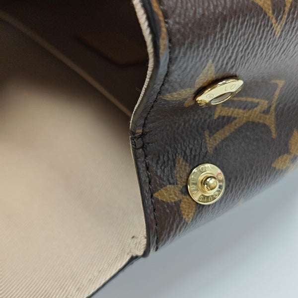 CLUNY PM Monogram Coated Canvas Brown