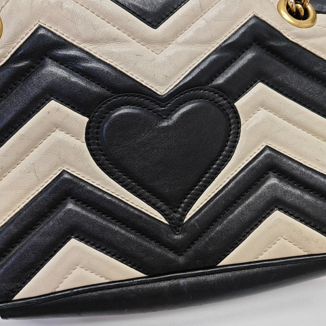 GG Marmont Medium Quilted Calfskin Multicolor