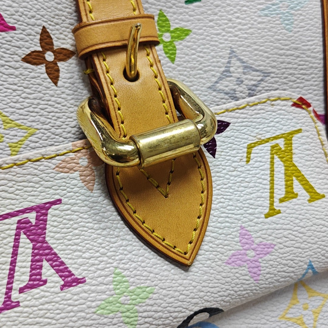 LV × TM PRISCILLA Monogram Coated Canvas White