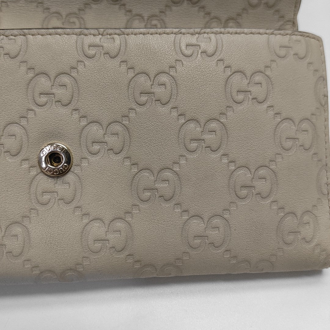 Monogram Calfskin Wallet Beige