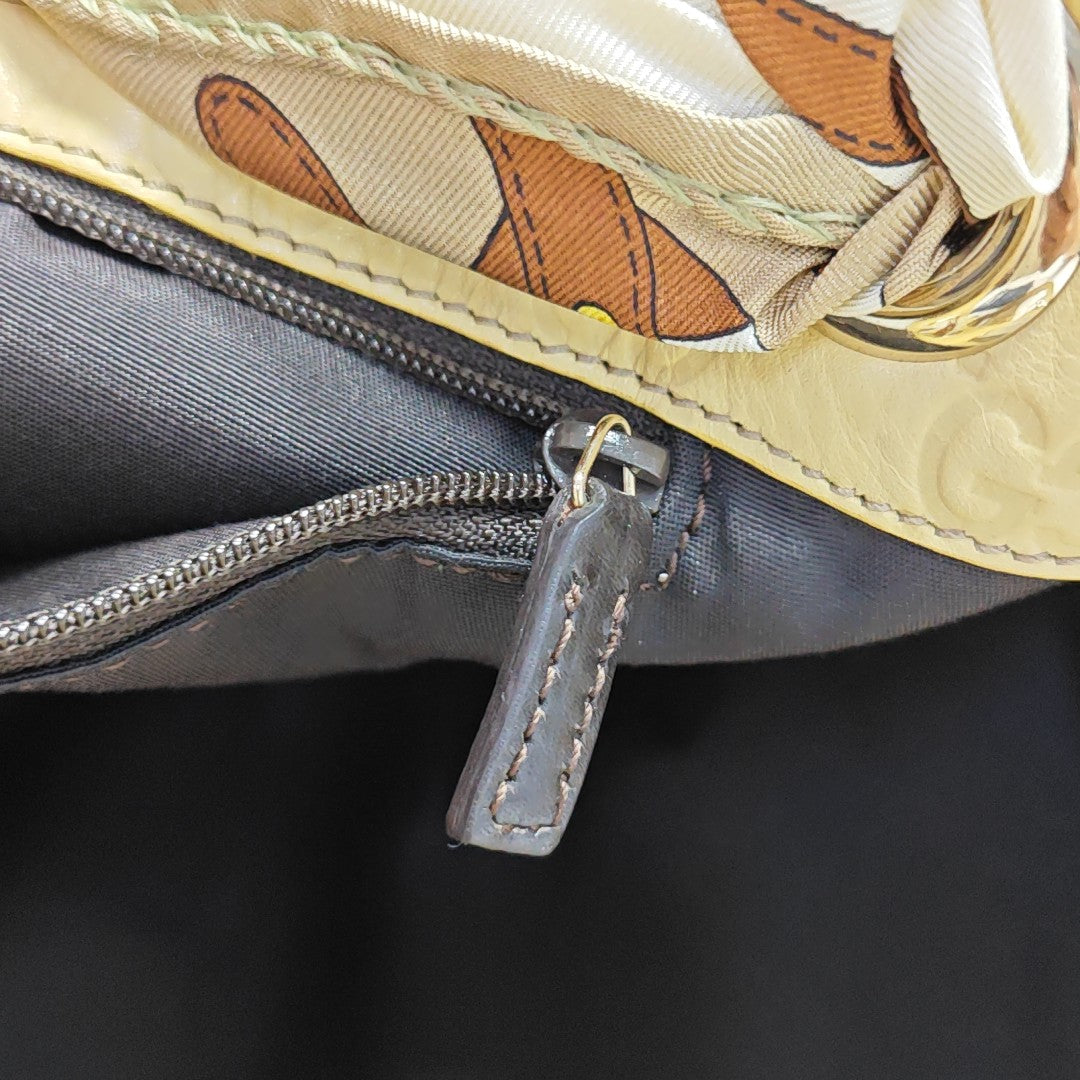 Monogram Canvas Tote Bag Brown