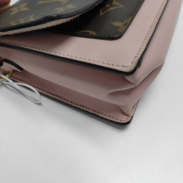 FLORE Monogram Coated Canvas Brown
