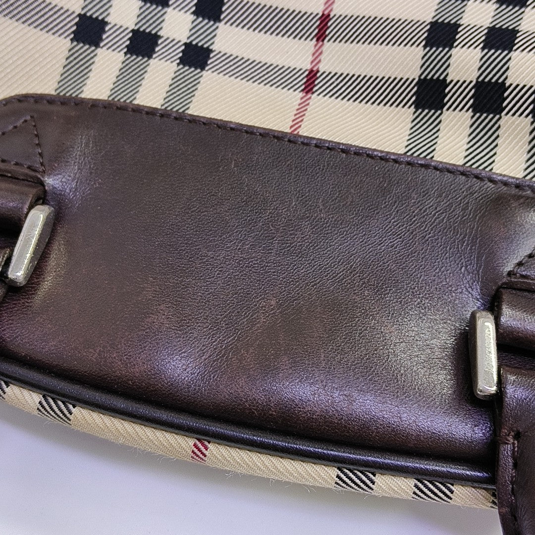 Canvas Top Handle Bag Beige