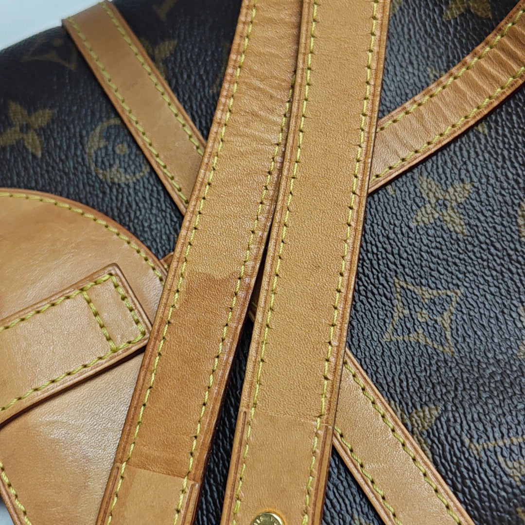 DUFFLE Monogram Coated Canvas Brown