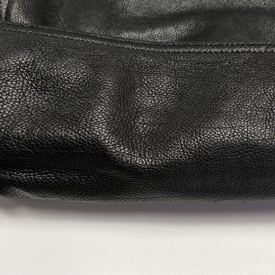Etiquette Calfskin Black
