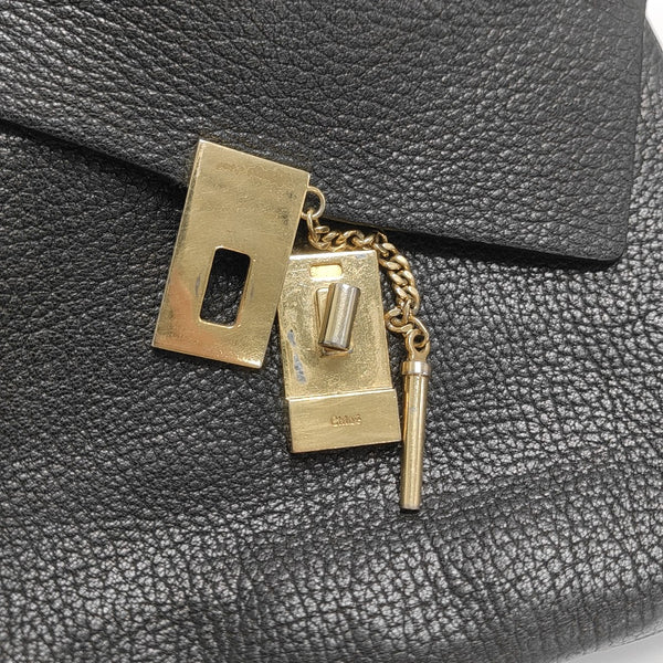 Drew Medium Calfskin Black