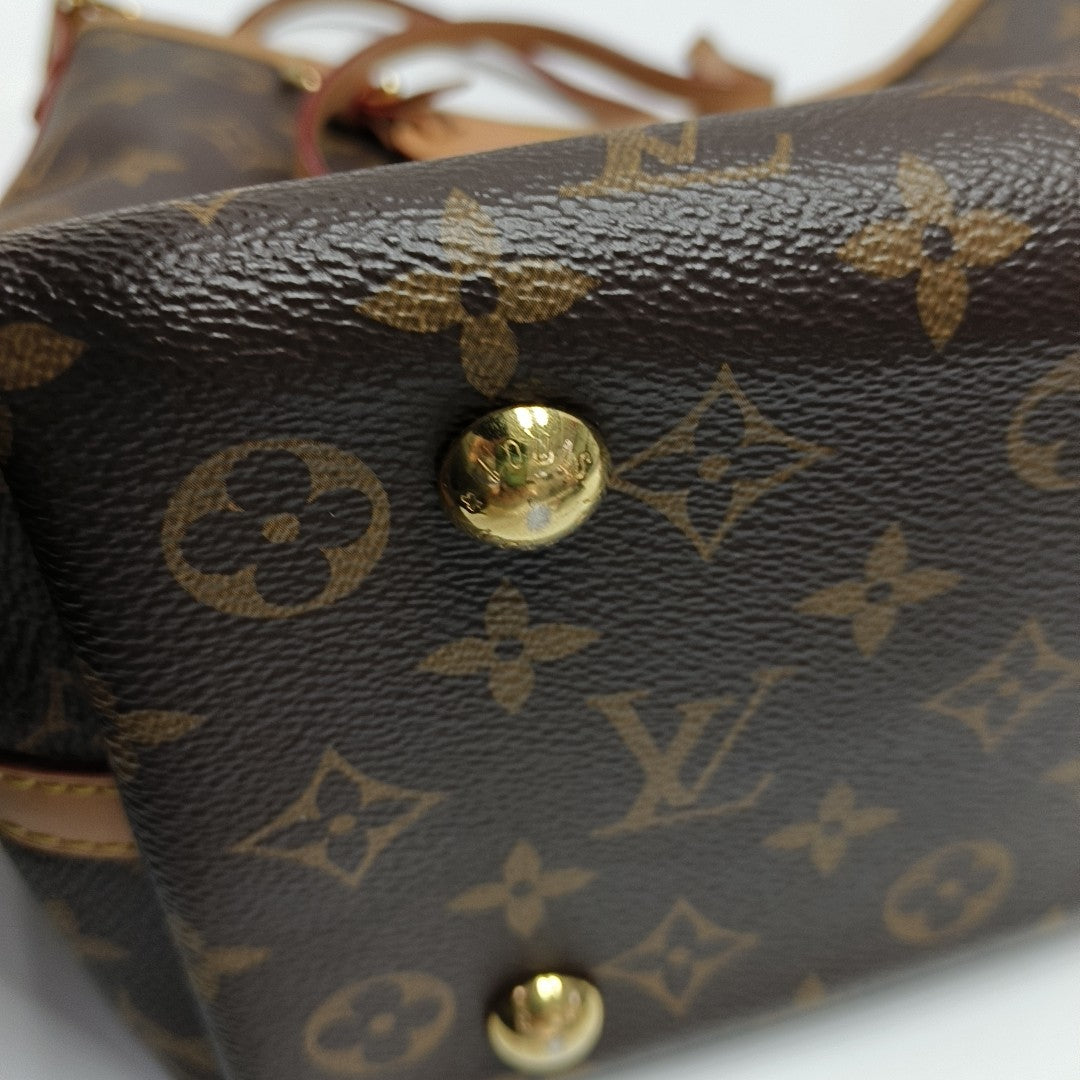 CARRYALL PM Monogram Coated Canvas Brown