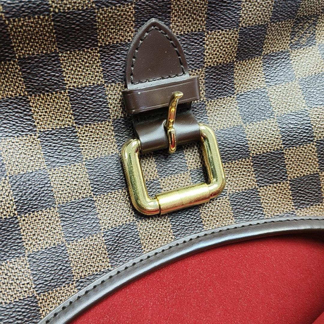 HIGHBURY Damier Ebene Coated Canvas Brown