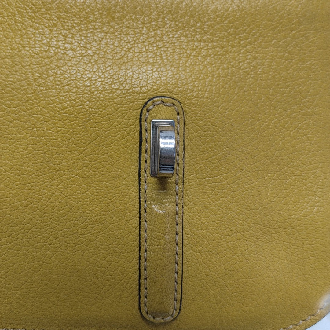 Calfskin Shoulder Bag Yellow