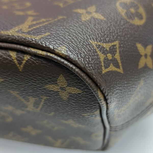 NEVERFULL MM Monogram Coated Canvas Brown
